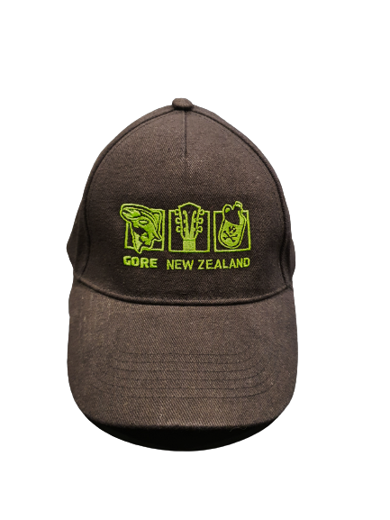 A Cap Black & Green with Gore Icons
