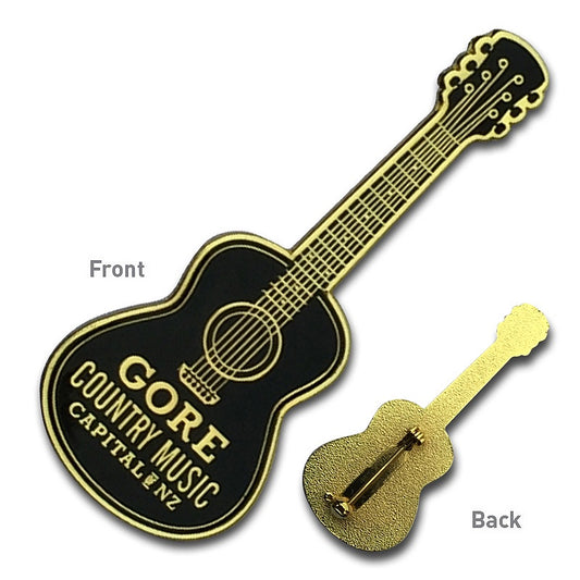 Country Music Guitar Badge