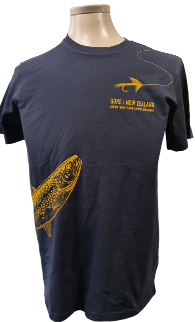 T Shirt Brown Trout Fishing (MEN's)
