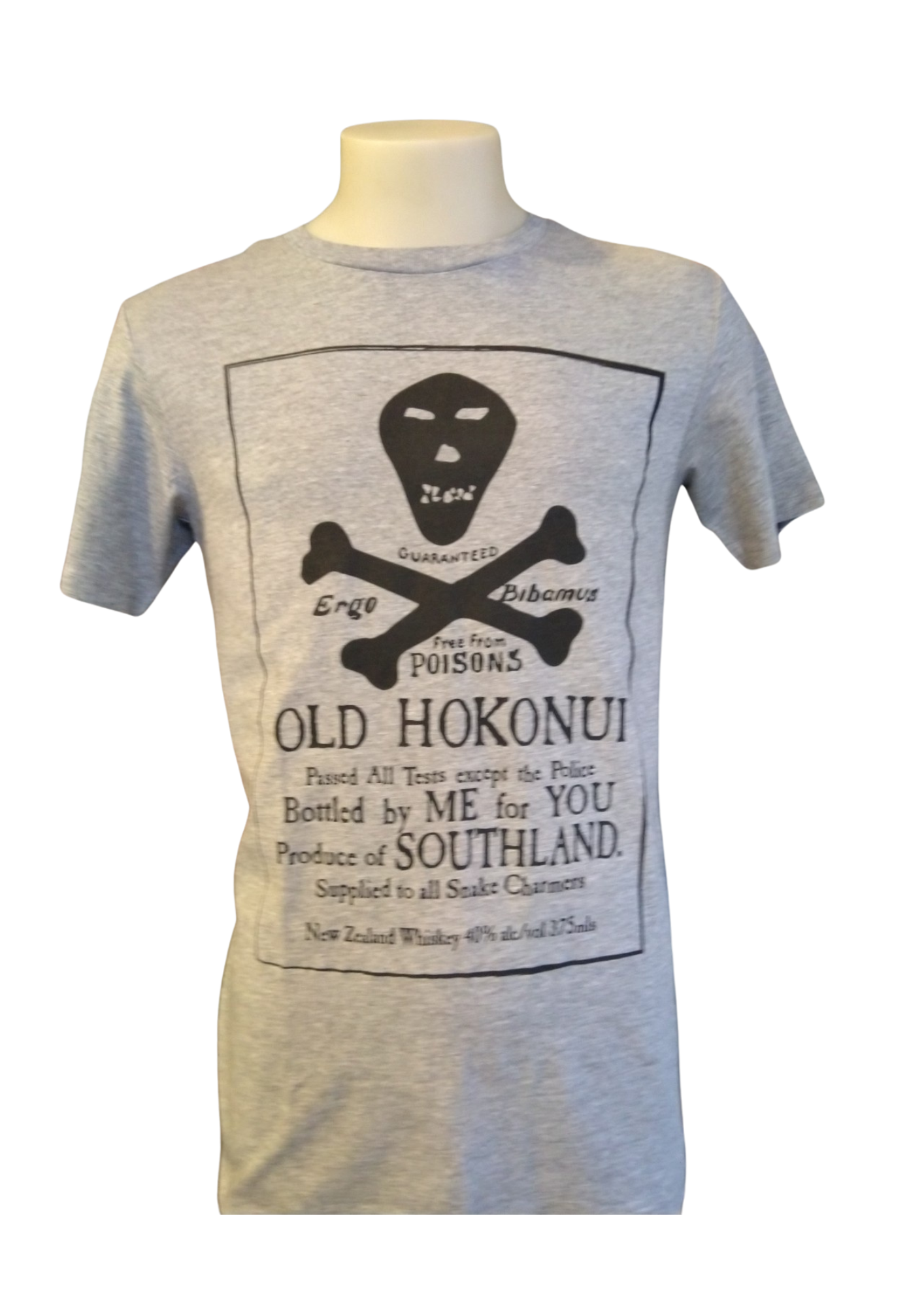 T-Shirt Unisex Hokonui Moonshine (Grey)