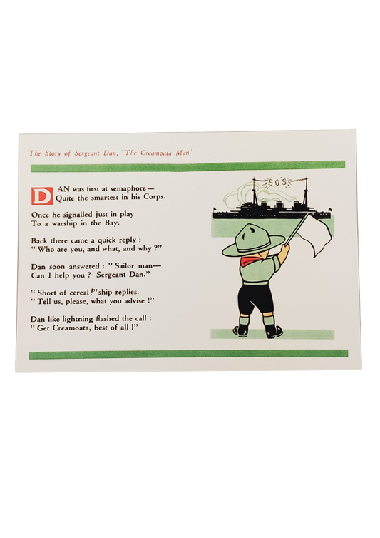 Sergeant Dan "Boat" Postcard