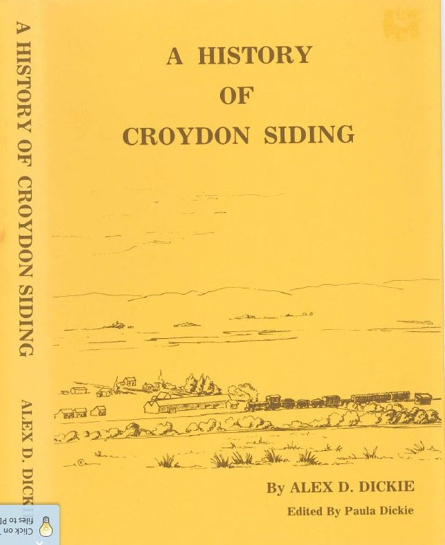 Book; A History Of Croydon Siding