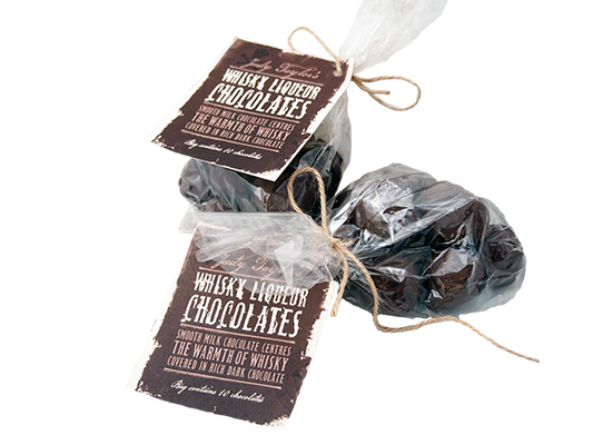 Moonshine Whisky Liqueur Chocolates by Jude Taylor