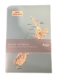 Antics A5 Map Aqua Notebook