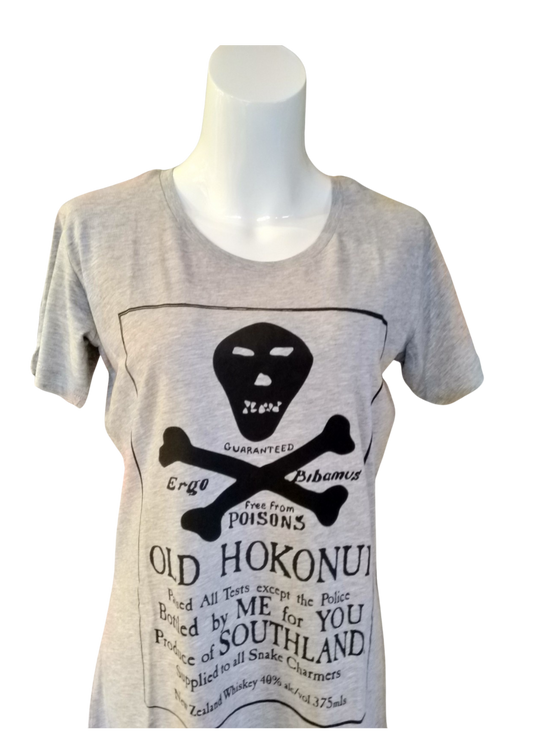 T-Shirt Female Hokonui Moonshine (Grey)