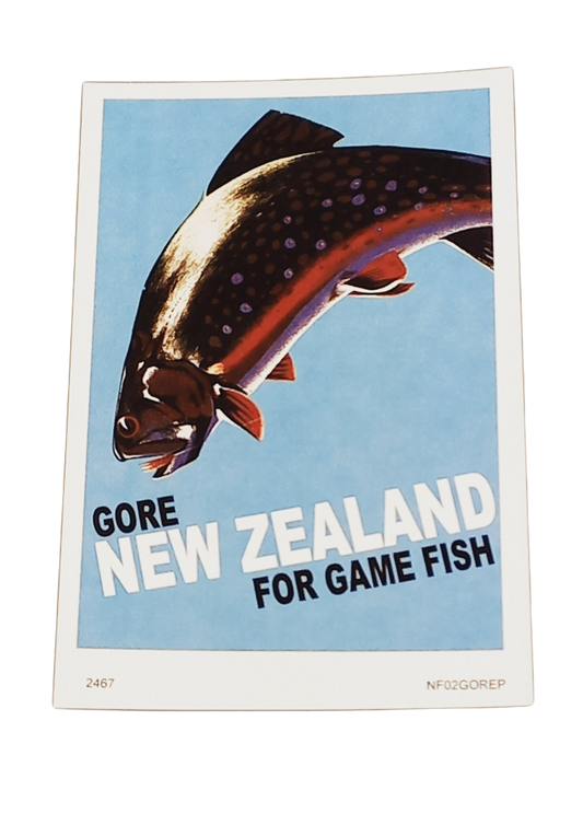 Gore for Game Fish Postcard