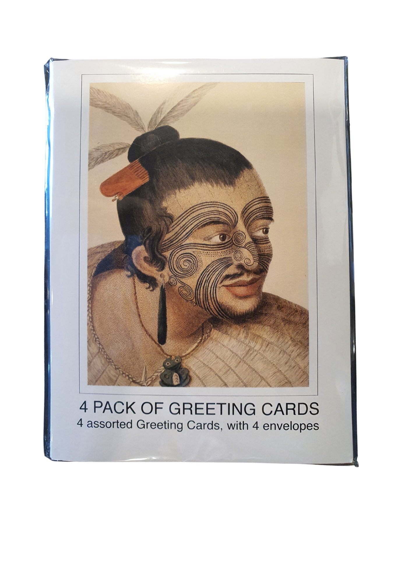 Maori History 1, Greeting Cards pkt of 4