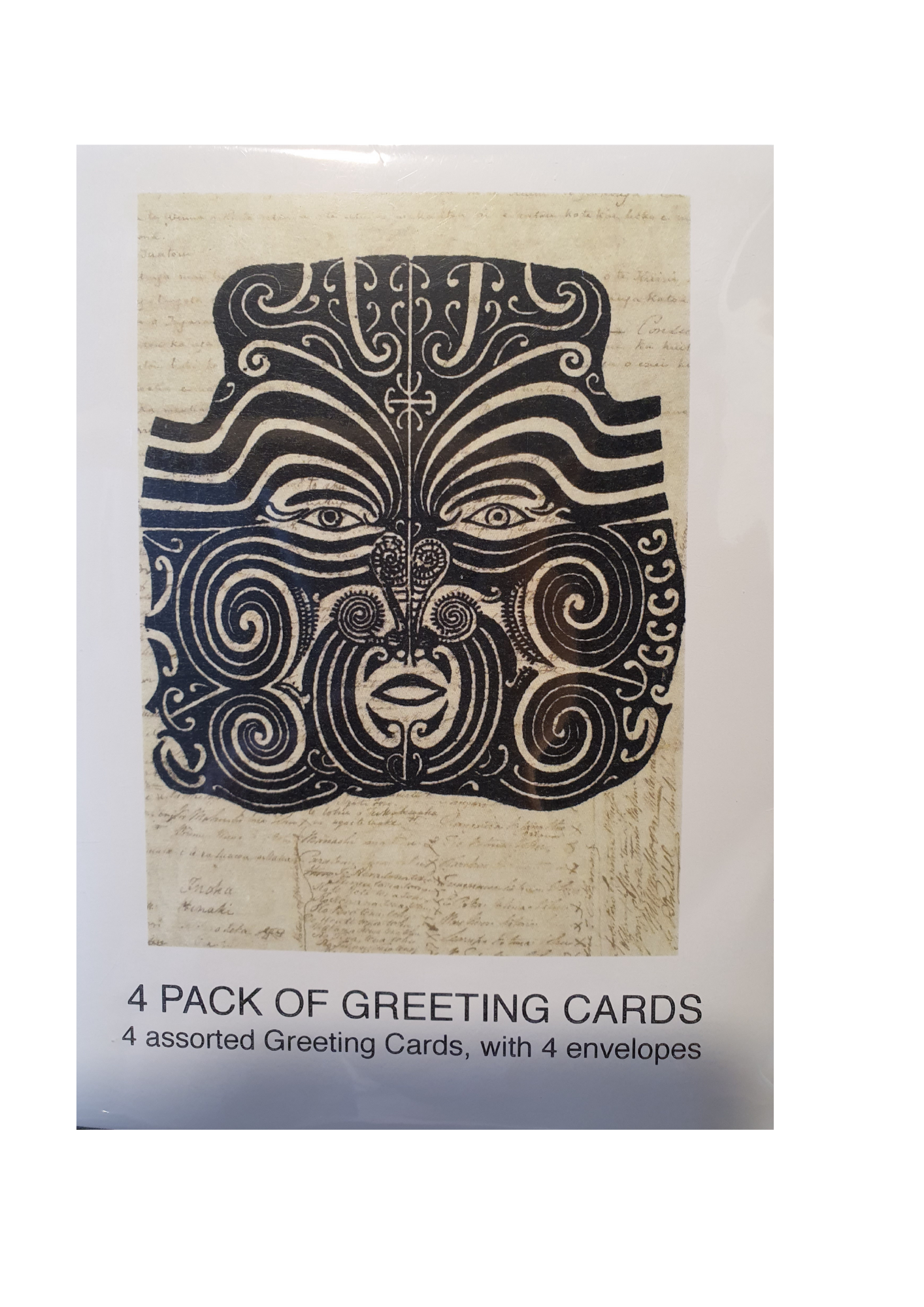 Maori History 2, Greeting Cards Pkt of 4