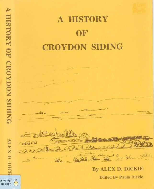 A History Of Croydon Siding Book