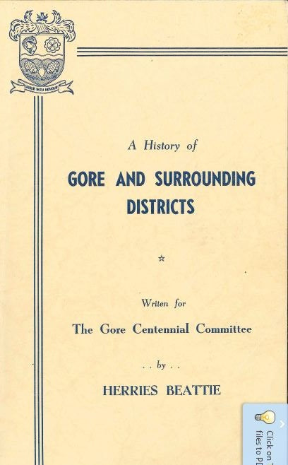 A History of Gore and Surrounding Districts